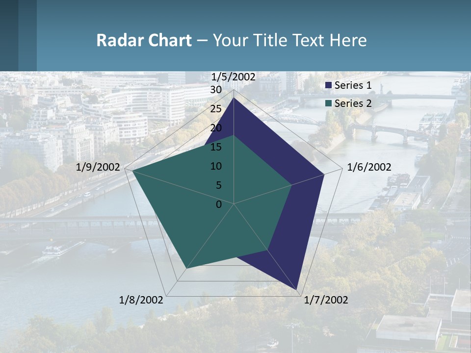 A Bridge Over A River With A City In The Background PowerPoint Template