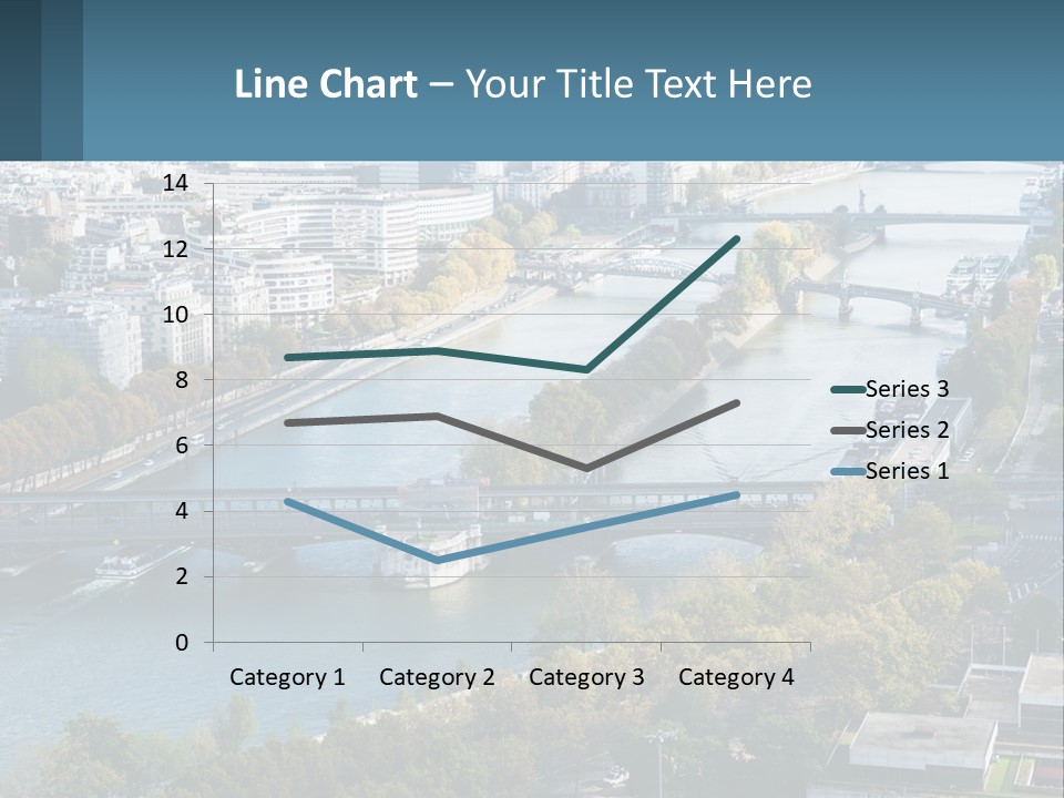 A Bridge Over A River With A City In The Background PowerPoint Template