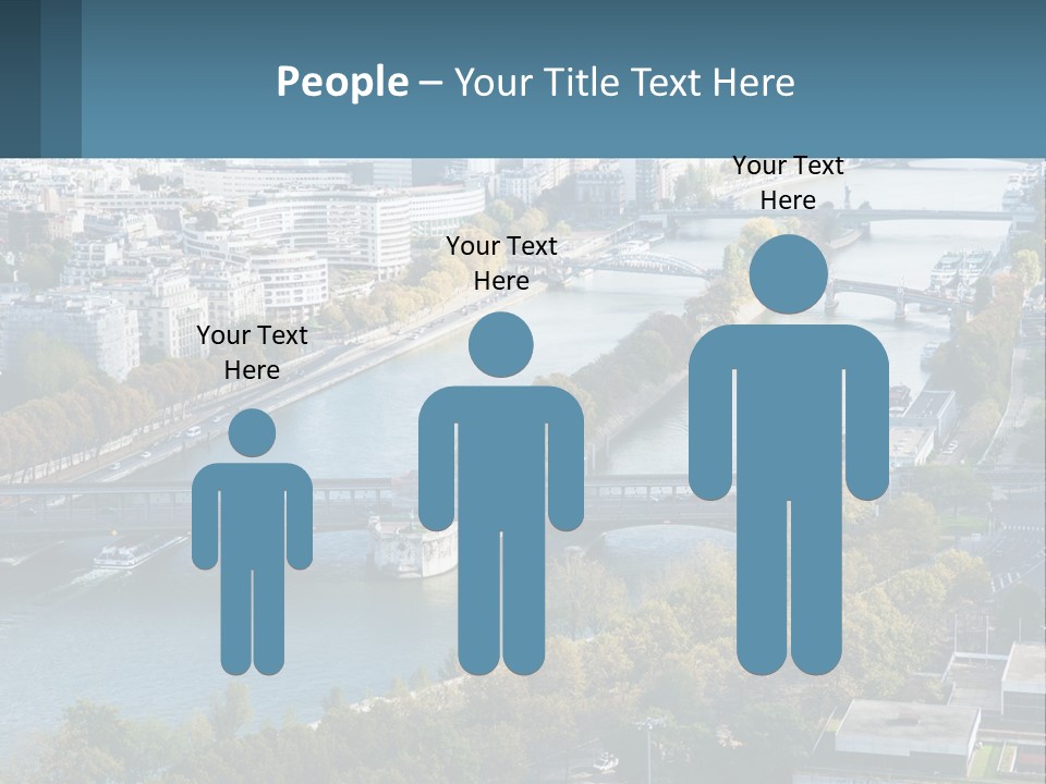 A Bridge Over A River With A City In The Background PowerPoint Template