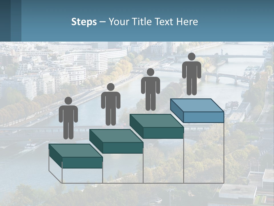 A Bridge Over A River With A City In The Background PowerPoint Template