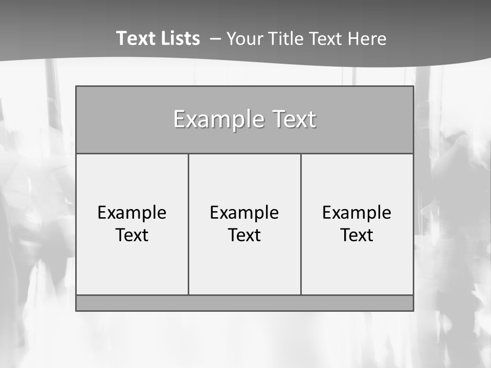 A Group Of People Walking Down A Hallway PowerPoint Template