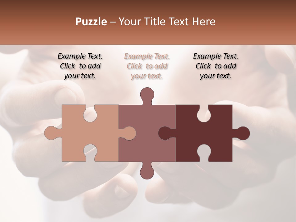 A Person Holding Out Their Hands With The Words Name Of Presentation PowerPoint Template