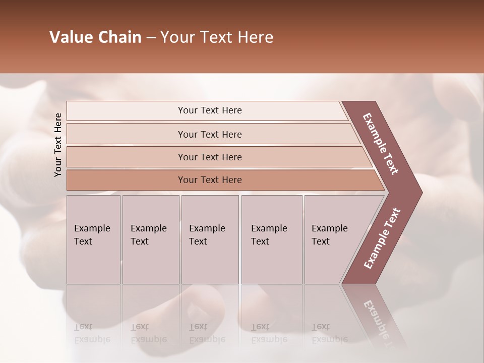 A Person Holding Out Their Hands With The Words Name Of Presentation PowerPoint Template