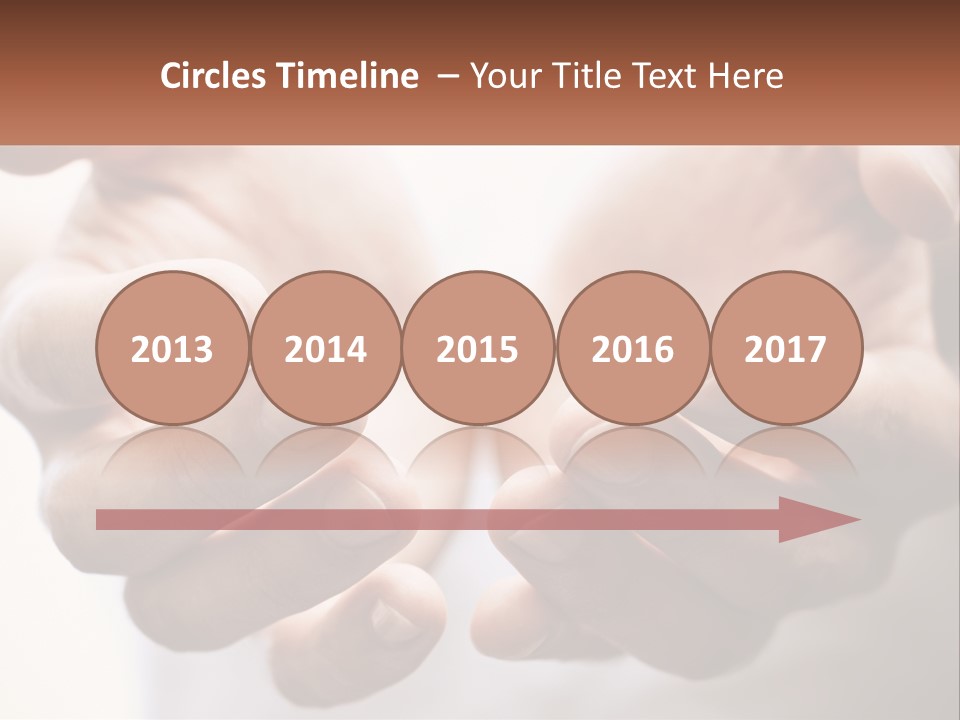 A Person Holding Out Their Hands With The Words Name Of Presentation PowerPoint Template