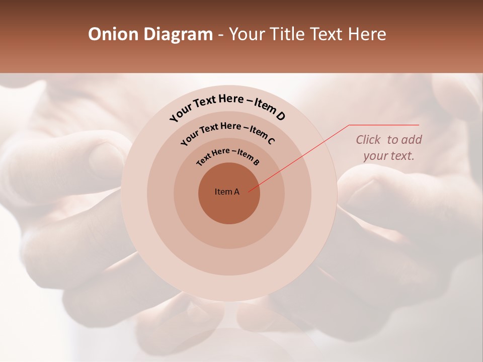 A Person Holding Out Their Hands With The Words Name Of Presentation PowerPoint Template