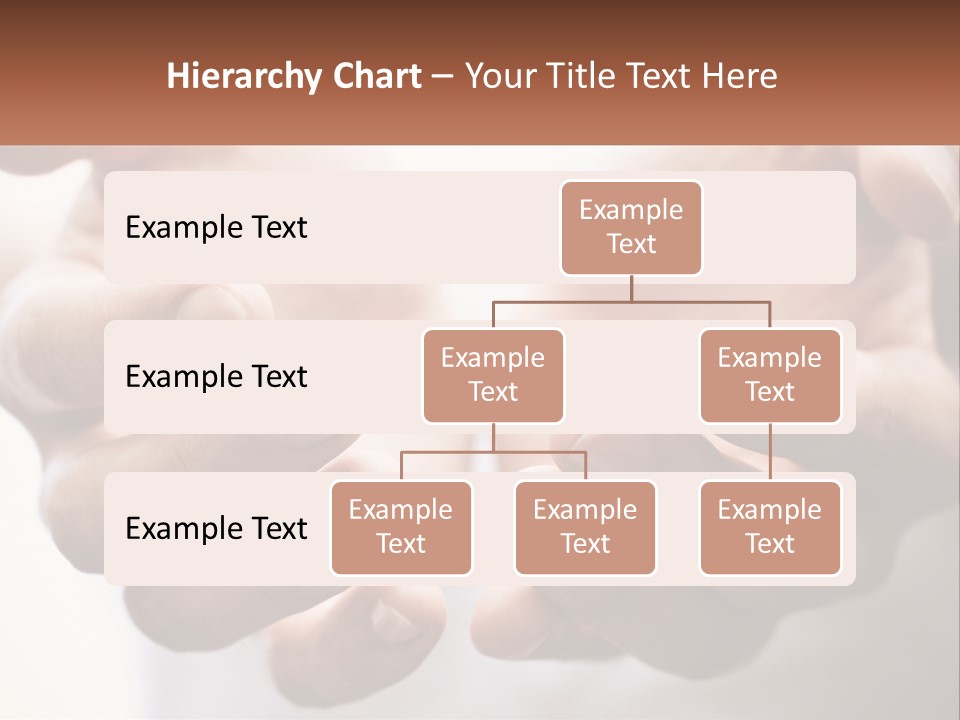 A Person Holding Out Their Hands With The Words Name Of Presentation PowerPoint Template