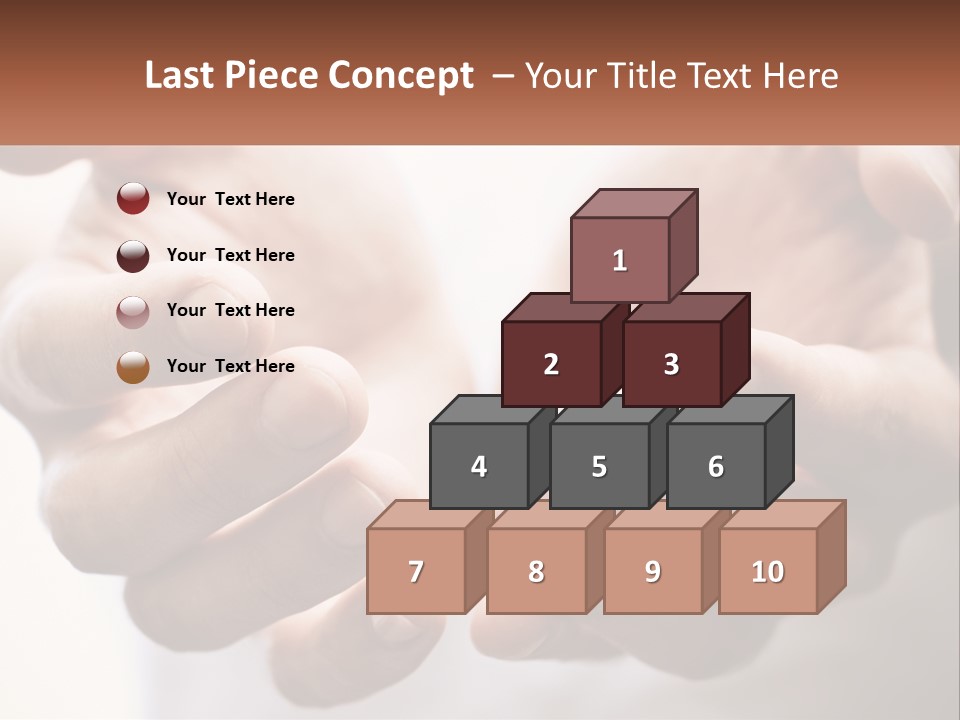 A Person Holding Out Their Hands With The Words Name Of Presentation PowerPoint Template