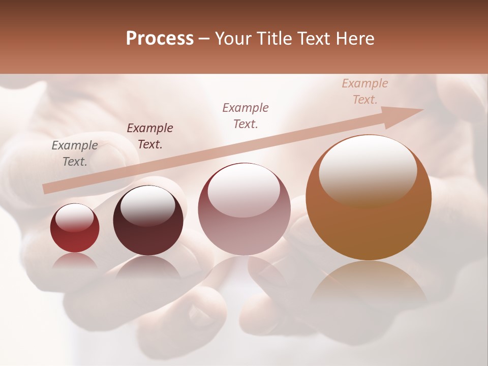 A Person Holding Out Their Hands With The Words Name Of Presentation PowerPoint Template