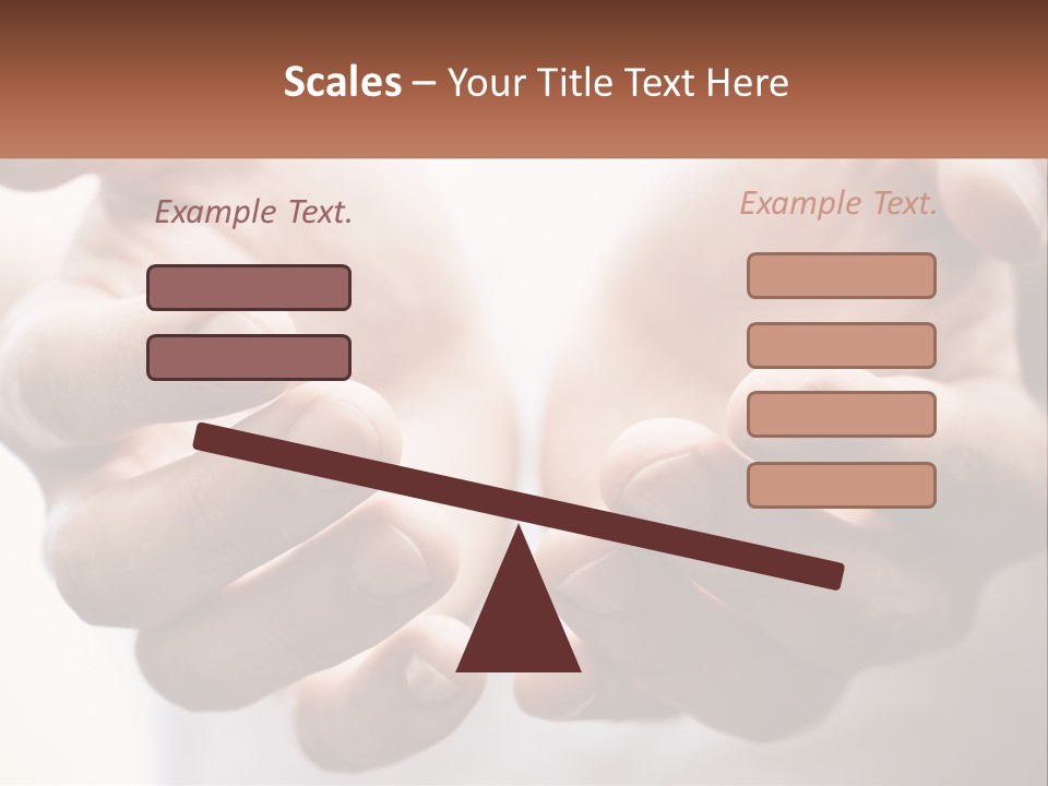 A Person Holding Out Their Hands With The Words Name Of Presentation PowerPoint Template