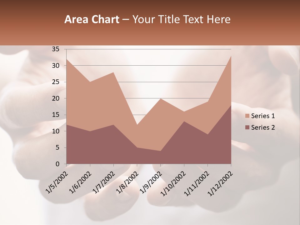 A Person Holding Out Their Hands With The Words Name Of Presentation PowerPoint Template