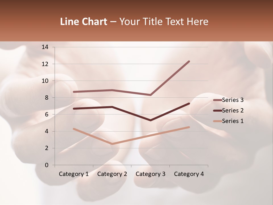 A Person Holding Out Their Hands With The Words Name Of Presentation PowerPoint Template