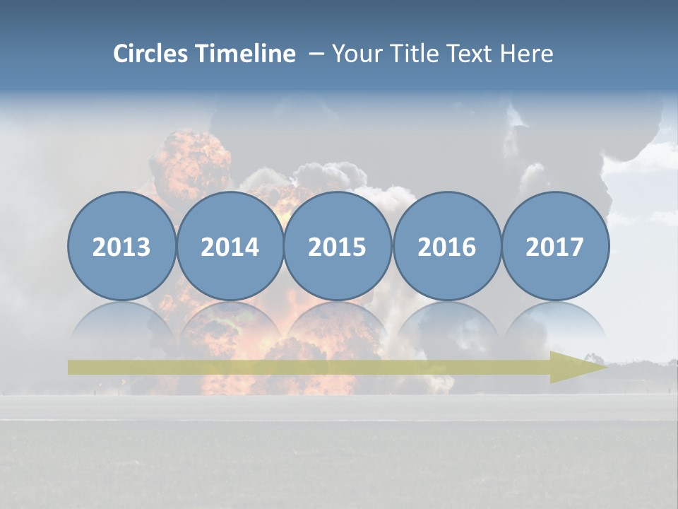 A Large Group Of Black Smoke Is In The Air PowerPoint Template