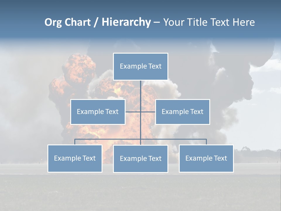 A Large Group Of Black Smoke Is In The Air PowerPoint Template