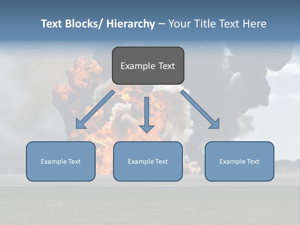 A Large Group Of Black Smoke Is In The Air PowerPoint Template