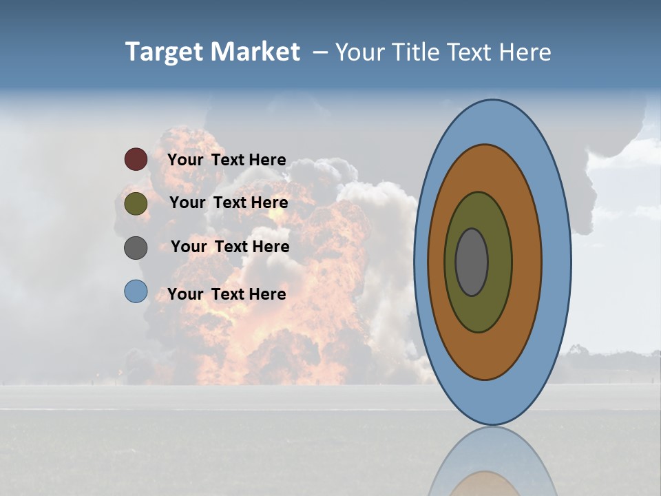 A Large Group Of Black Smoke Is In The Air PowerPoint Template