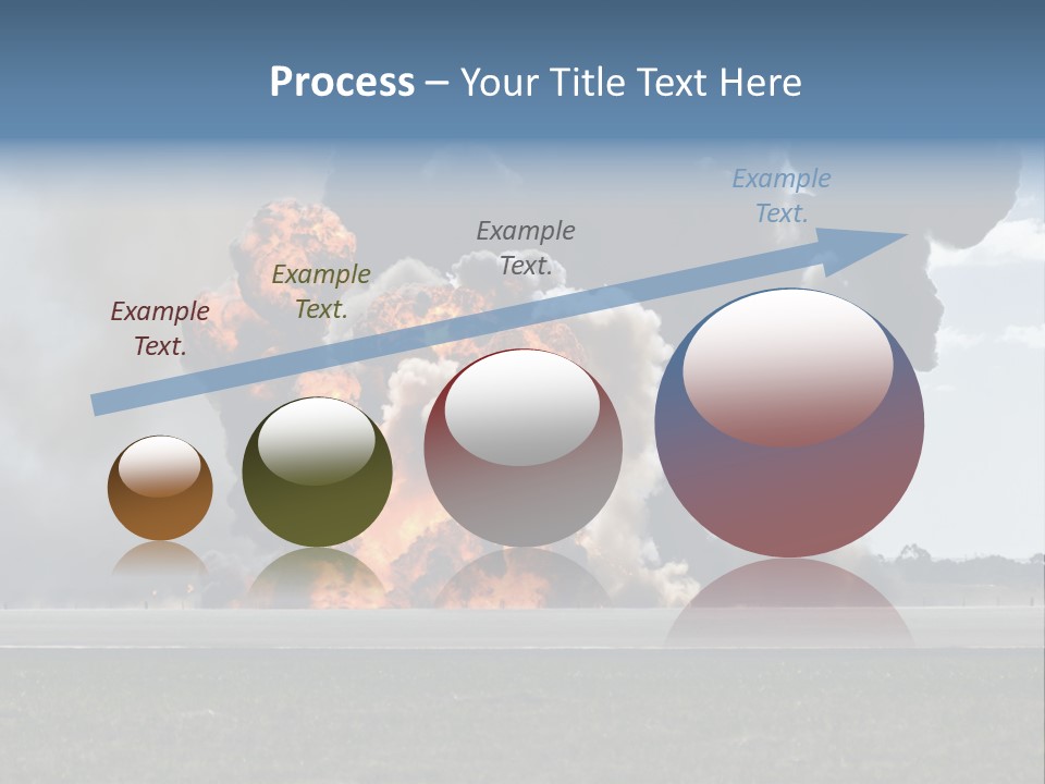 A Large Group Of Black Smoke Is In The Air PowerPoint Template