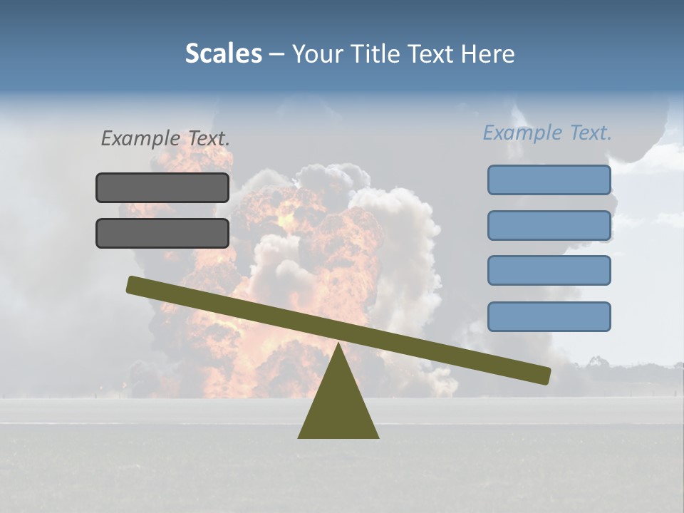 A Large Group Of Black Smoke Is In The Air PowerPoint Template