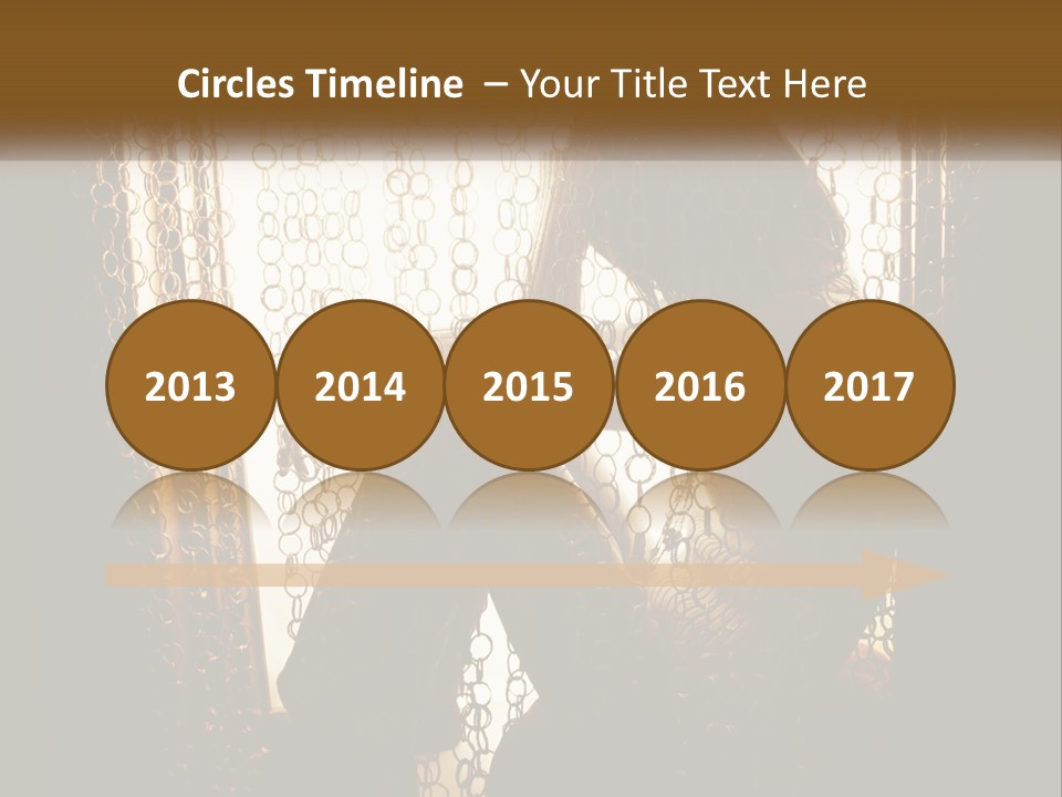 A Silhouette Of A Woman Sitting In Front Of A Curtain PowerPoint Template