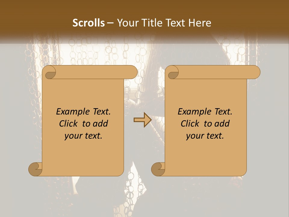 A Silhouette Of A Woman Sitting In Front Of A Curtain PowerPoint Template