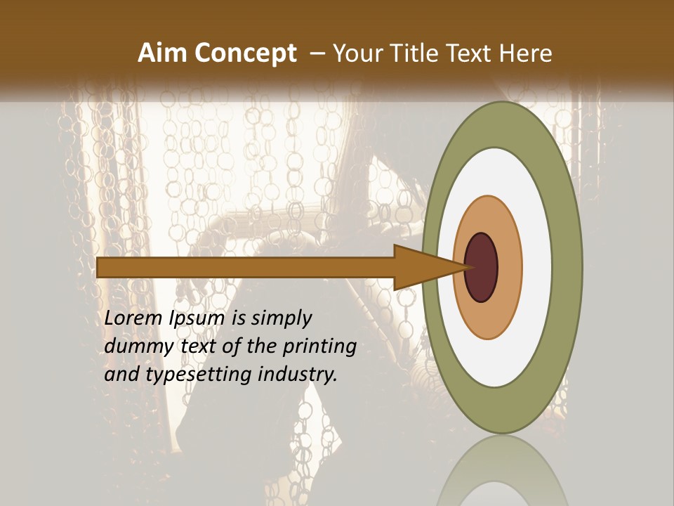 A Silhouette Of A Woman Sitting In Front Of A Curtain PowerPoint Template