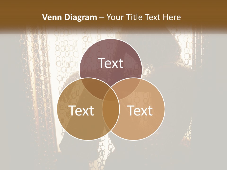 A Silhouette Of A Woman Sitting In Front Of A Curtain PowerPoint Template