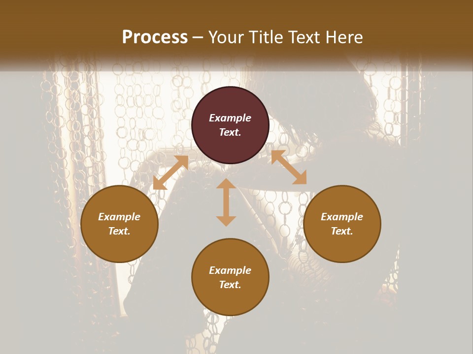 A Silhouette Of A Woman Sitting In Front Of A Curtain PowerPoint Template
