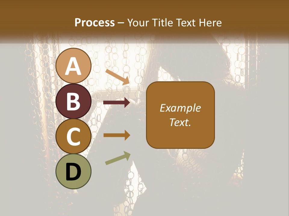 A Silhouette Of A Woman Sitting In Front Of A Curtain PowerPoint Template