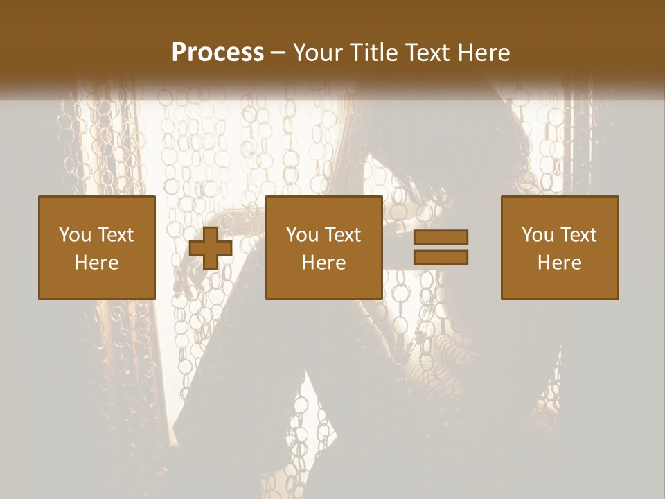 A Silhouette Of A Woman Sitting In Front Of A Curtain PowerPoint Template
