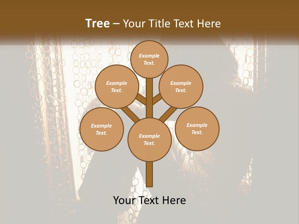 A Silhouette Of A Woman Sitting In Front Of A Curtain PowerPoint Template