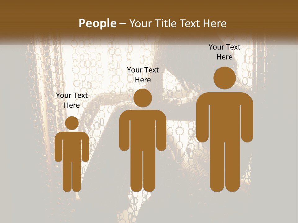 A Silhouette Of A Woman Sitting In Front Of A Curtain PowerPoint Template