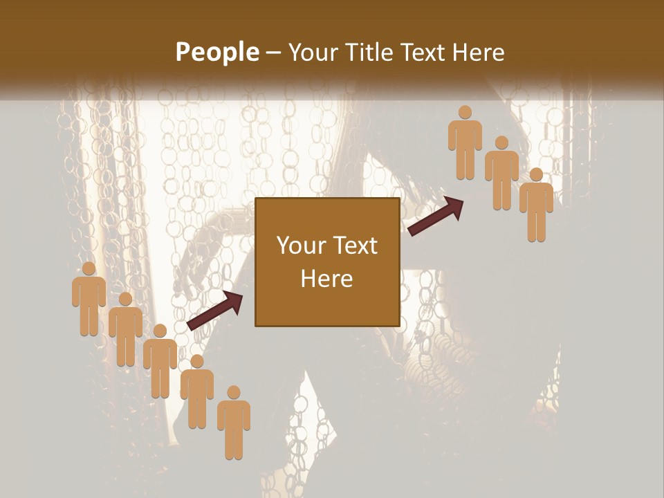 A Silhouette Of A Woman Sitting In Front Of A Curtain PowerPoint Template