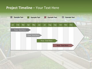A Garden Filled With Lots Of Green Plants PowerPoint Template