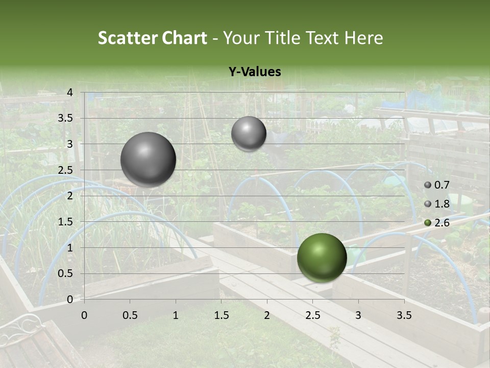 A Garden Filled With Lots Of Green Plants PowerPoint Template