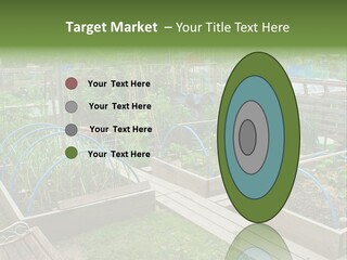 A Garden Filled With Lots Of Green Plants PowerPoint Template