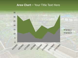 A Garden Filled With Lots Of Green Plants PowerPoint Template