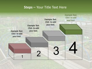 A Garden Filled With Lots Of Green Plants PowerPoint Template