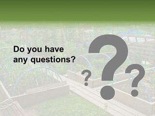 A Garden Filled With Lots Of Green Plants PowerPoint Template