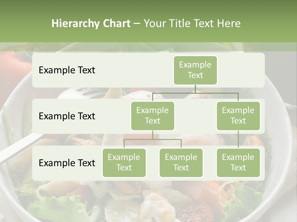 A White Bowl Filled With Salad Next To A Bottle Of Olive Oil PowerPoint Template