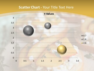 A Table Topped With Bread Covered In Cheese And Fruit PowerPoint Template