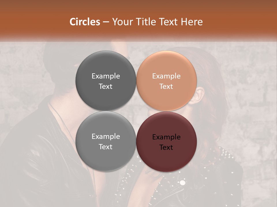 A Man And A Woman In Sunglasses Are Facing Each Other PowerPoint Template