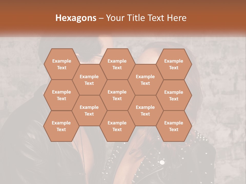 A Man And A Woman In Sunglasses Are Facing Each Other PowerPoint Template