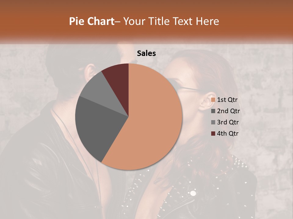 A Man And A Woman In Sunglasses Are Facing Each Other PowerPoint Template
