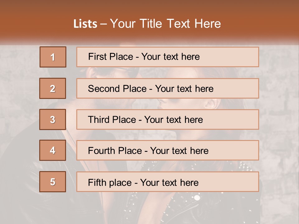 A Man And A Woman In Sunglasses Are Facing Each Other PowerPoint Template
