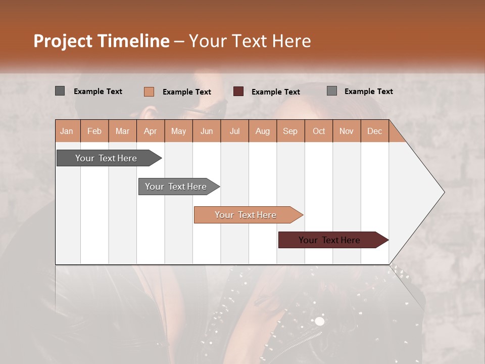A Man And A Woman In Sunglasses Are Facing Each Other PowerPoint Template
