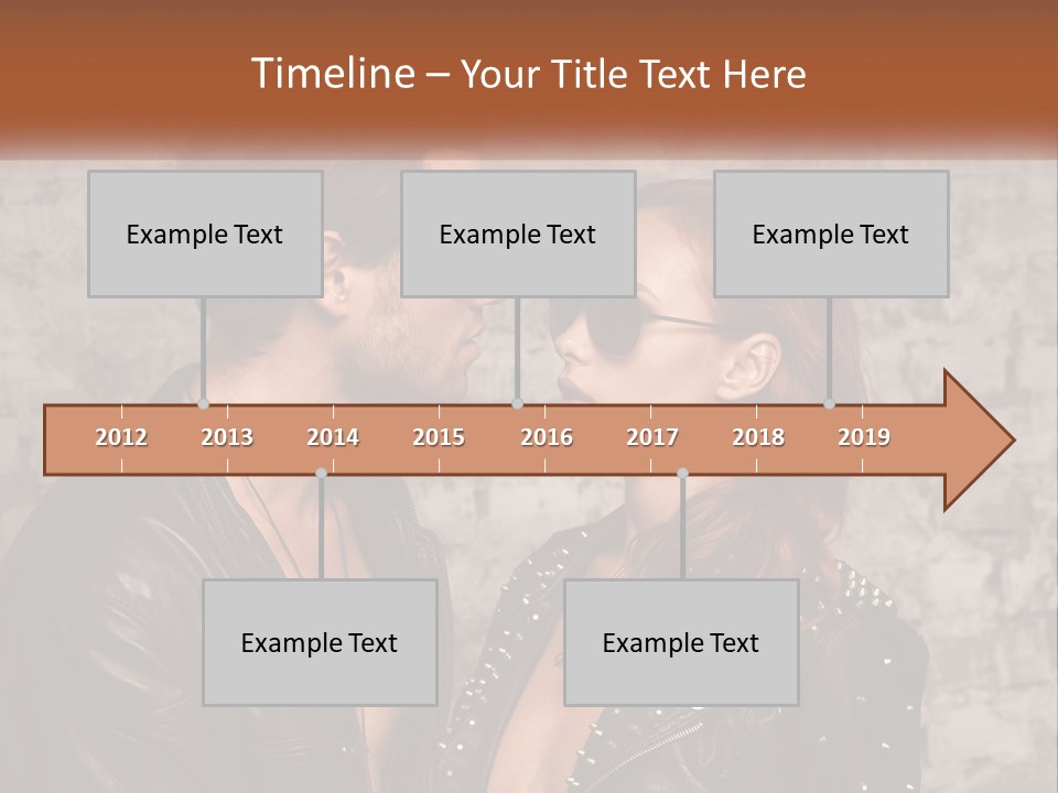 A Man And A Woman In Sunglasses Are Facing Each Other PowerPoint Template