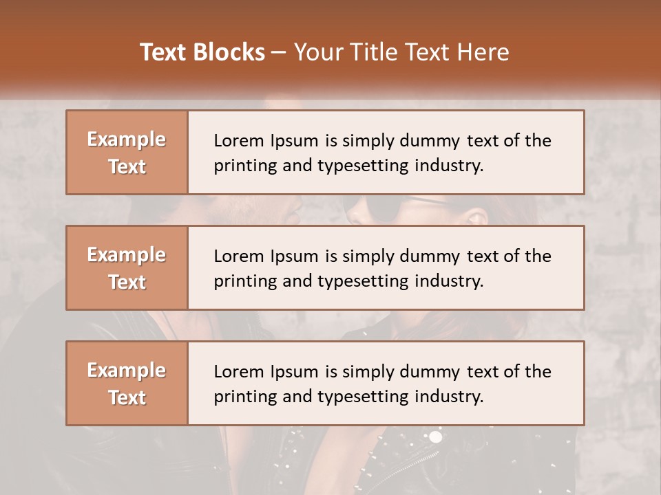 A Man And A Woman In Sunglasses Are Facing Each Other PowerPoint Template