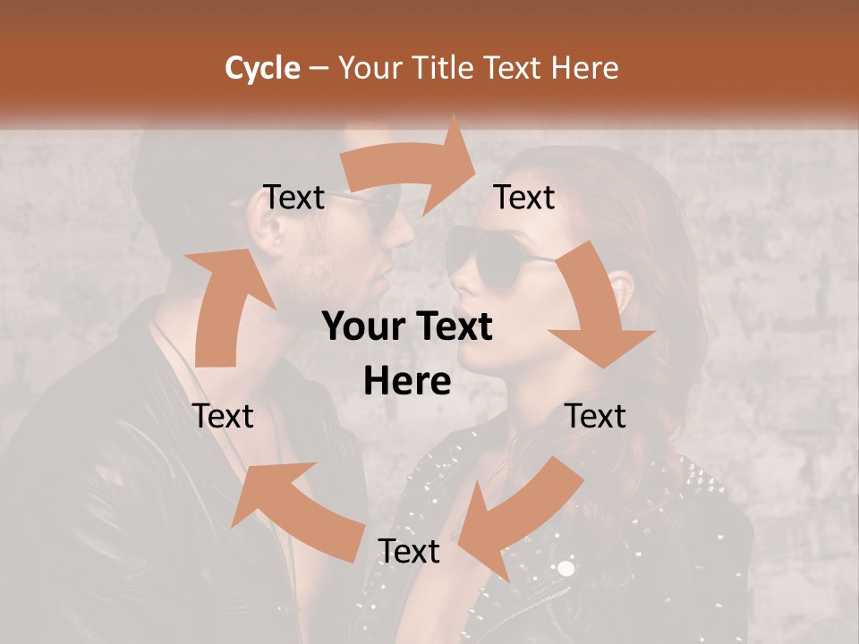 A Man And A Woman In Sunglasses Are Facing Each Other PowerPoint Template