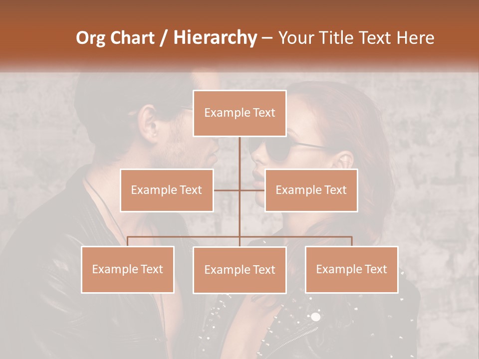 A Man And A Woman In Sunglasses Are Facing Each Other PowerPoint Template