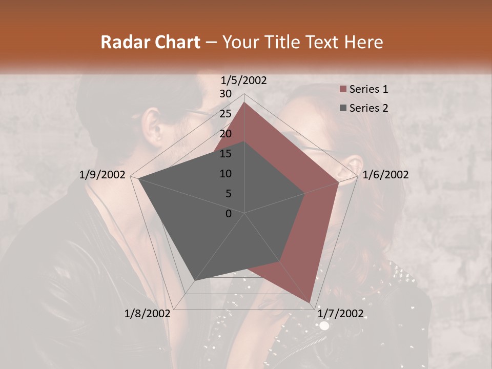 A Man And A Woman In Sunglasses Are Facing Each Other PowerPoint Template
