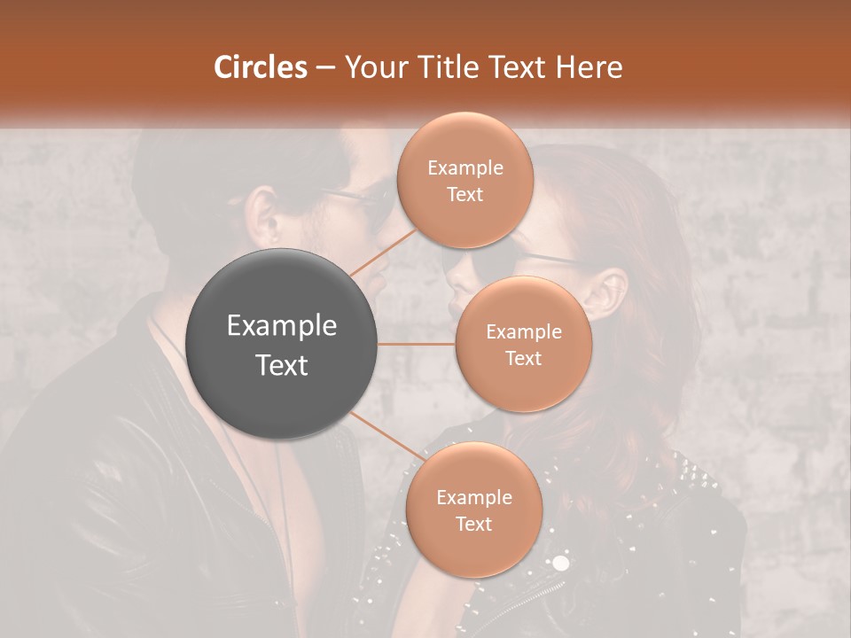 A Man And A Woman In Sunglasses Are Facing Each Other PowerPoint Template